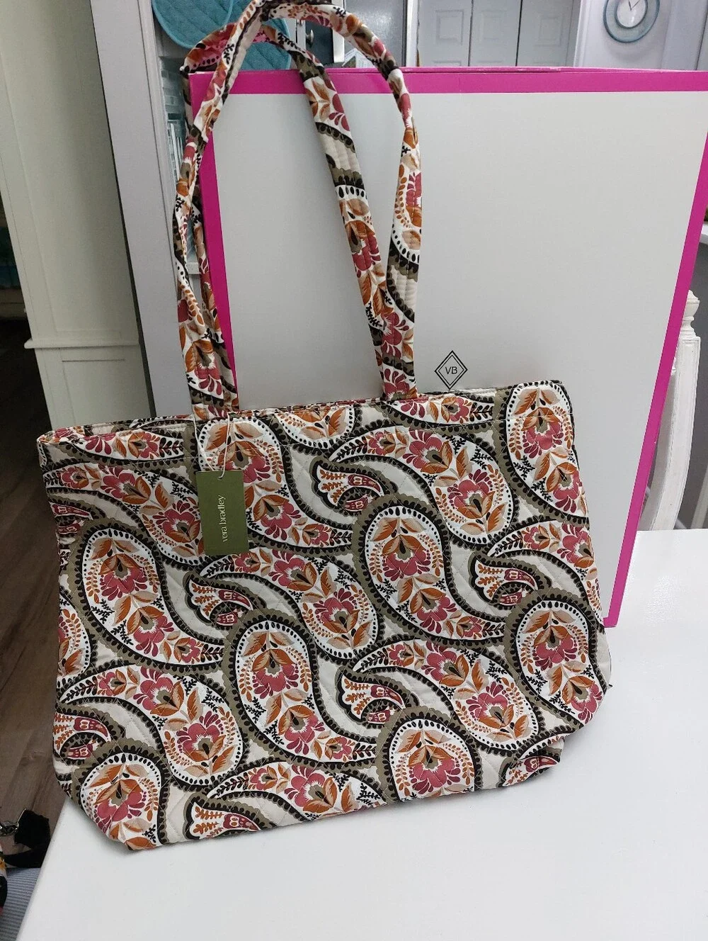 Original Zip Tote Blooming Paisley NWT